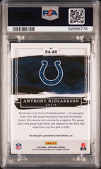 2023 Panini Impeccable Rookie Autograph Anthony Richardson #/99 PSA 10 Pop 1