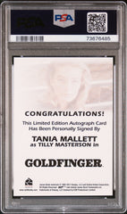 2012 James Bond 50th Anniv Series 2 Autograph Tania Mallett LE Auto PSA 10 Gem