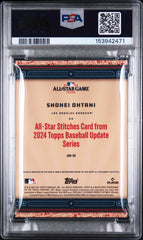 2024 Topps Update All-Star Stitches Relics Shohei Ohtani Gold Patch /50 PSA 7