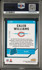 2024 Donruss Optic Caleb Williams #201 Red Prizm #/125 Rookie PSA 10 POP 7