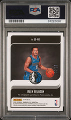 2018 Donruss Optic Signature Jalen Brunson Rookie Pink Prizm #/25 PSA 9 Auto