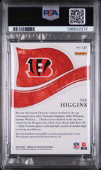2020 Immaculate Coll Tee Higgins #117 Rookie Patch Autograph /99 Auto PSA 9