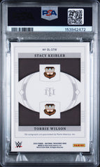 “24 National Treasures WWE Torrie Wilson Stacy Keibler Gold Auto /10 PSA 10 POP1