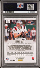 2024 Prizm Deca Drake Maye #213 Green Shimmer Fotl Rookie #11/12 PSA 9