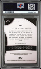2023 Topps Mercury Victor Wembanyama Auto Rookie White Refractor 35 PSA 10 POP 3
