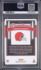 2025 Panini Donruss Downtown Shedeur Sanders #17 Rookie RC PSA 10 Gem Mint