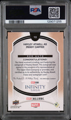 2022 Upper Deck Marvel Allure Hayley Atwell Peggy Carter #10 PSA Auto 10