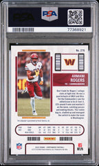 2022 Panini Contenders Armani Rogers #276 Auto Rookie Cracked Ice 22 PSA 10 POP1