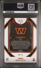 2024 Panini Select Jayden Daniels #217 Tie Dye Shock Rookie #/25 PSA 10 POP 1