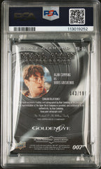 2023 Upper Deck Black Diamond James Bond Metal Autograph Alan Cumming PSA 9