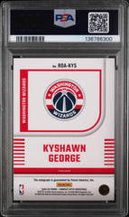 2024 Donruss Optic Rookie Optics Autograph  Kyshawn George Choice Auto PSA 10