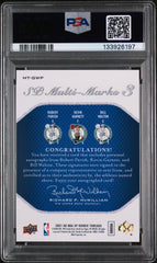 2007 SP Rookie Threads SP Multi-Marks 3 Walton Garnett Parish Auto #/25 PSA 8