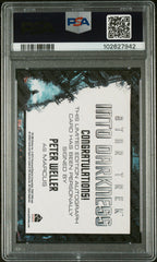 2017 Star Trek Beyond Autograph Peter Weller Into Darkness LE Auto PSA 9/10