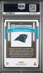 2025 Panini Donruss Downtown Tetairoa Mcmillan #15 Rookie RC PSA 10 Gem Mint