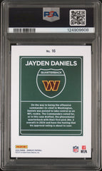 2024 Panini Donruss Downtown! Jayden Daniels #16 ROOKIE RC PSA 8