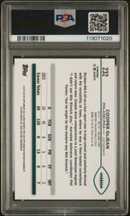 2024 Topps Chrome Cooper Dejean #232 Aqua Refractor 69/199 ROOKIE PSA 10 POP 1