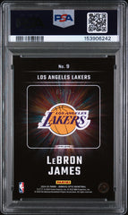 2024 Donruss Optic Lights Out LeBron James #9 Blue Prizm #/49 PSA 10 POP 4