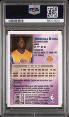 1996 Finest Gladiators Shaquille O'Neal #146 Refractor Rare PSA 8 Lakers