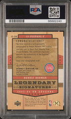 2003 Upper Deck Legends Legendary Signatures Dennis Rodman Auto PSA 9