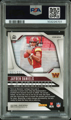2024 Panini Prizm Jayden Daniels #347 Purple Ice #57/225 Rookie RC PSA 10 Gem Mt