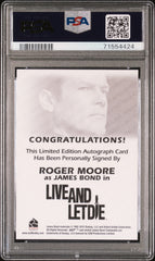 2012 Rittenhouse James Bond 50th Anni S2 Autograph Roger Moore PSA 9/10 Auto