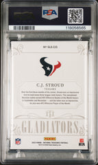 2023 National Treasures Gladiators CJ Stroud Rookie RC Holo Silver #3/25 PSA 9
