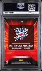 2024 Donruss Optic Express Lane Shai Gilgeous-Alexander #24 Purple PSA 10 Gem