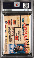 1997 Stadium Club Firebrand Mo Vaughn #FB11 WOOD DIE CUT PSA 10 POP 1