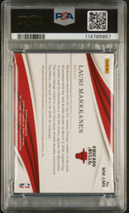 2017 Panini Immaculate Massive Memorabilia Patch Lauri Markkanen Rookie 25 PSA 9