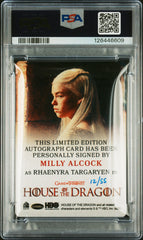 2024 Rittenhouse House Of The Dragon S1 Autograph Milly Alcock /55 PSA 9 10 Auto