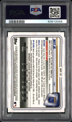 2020 Bowman Chrome Bobby Witt JR #BCP25 Aqua Shimmer /125 Rookie Low Pop PSA 10