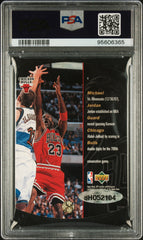 1997 SPX Michael Jordan #6 UDA Buyback Sticker PSA 6 Auto 8 Autograph
