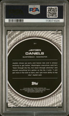 2024 Topps Finest Debut Jayden Daniels #D1 Rookie RC PSA 10 Low Pop Commanders