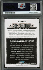 2010 Razor Pop Century Signatures Weird Al Yankovic #AUWAY PSA 10 1ST AUTO