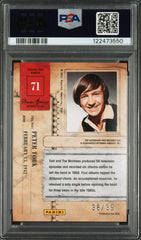 2011 Panini Americana Private Signings Peter Tork #71 PSA 9 Auto Mint Auto