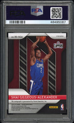 2018 Prizm Rookie Signatures Shai Gilgeous-Alexander Rookie Auto Silver PSA 10
