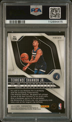 2024 Panini Prizm Terrence Shannon JR. #224 Rookie Black Gold #5/5 PSA 9