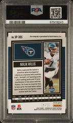 2022 Chronicles Score Premium Rookies Update Auto Malik Willis #/10 PSA 10