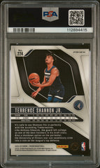 2024 Panini Prizm Terrence Shannon JR. #224 Rookie Black Gold #5/5 PSA 9