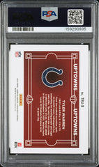 2025 Donruss RC Highlights The Rookies Uptowns Green Tyler Warren #8 PSA 9 Mint
