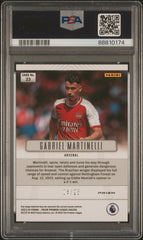 2023 Prizm Premier League Flashback Gabriel Martinelli Orange /25 PSA 10 Brazil