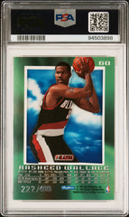 1996 Skybox E-X2000 Rasheed Wallace #60 Credentials  #/499 PSA 7