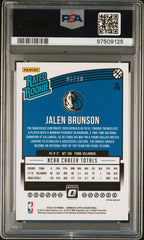 2018 Panini Donruss Optic Jalen Brunson #179 Rookie Gold Prizm /10 PSA 9
