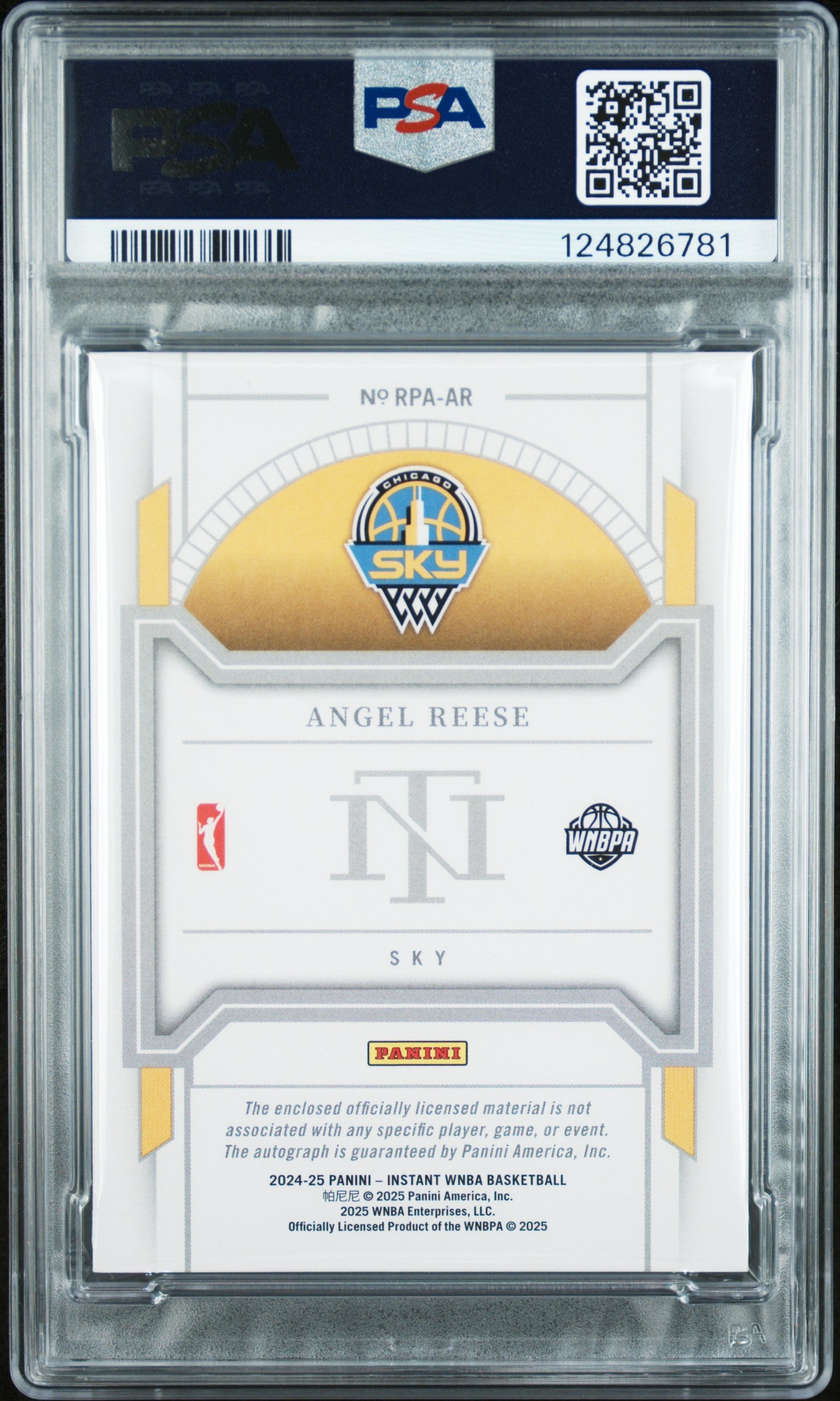 2024 Rookie Royalty WNBA National Treasures RPA Angel Reese 25 PSA 10 Auto Pop 1