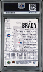 2000 Upper Deck Black Diamond Tom Brady #126 Rookie RC PSA 7 Patriots