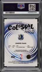 2025 Topps Finest Colossal Rookie Autograph Cooper Flagg #/35 Yellow Geo PSA 10