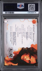 2002 Inkworks Alias Autograph Jennifer Garner Agent Bristow Auto #A1 PSA 8