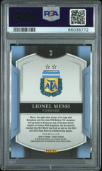 2016 Panini Select Lionel Messi #2 Multi Color Prizm Argentina PSA 10 World Cup