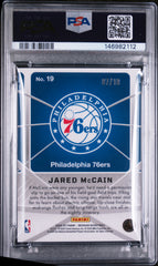 2024 Obsidian Atomic Initials Jared Mccain #19 Rookie Gold Flood #7/10 PSA 10 RC