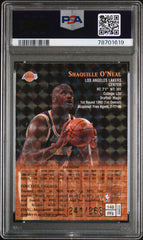 1997 Finest Embossed Shaquille O'Neal #148 Refractor /263 Refractor PSA 8 Lakers